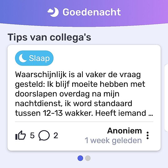 Nieuwsbericht "Uitbreiding Goedenacht App" banner