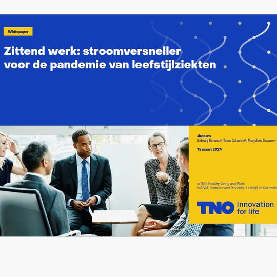 Nieuwsbericht "TNO-rapport" banner